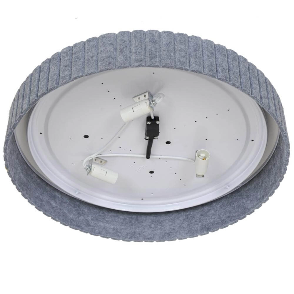 Plafondlamp Corato grijs vilt Ø 52cm Nordlux 5704924024597