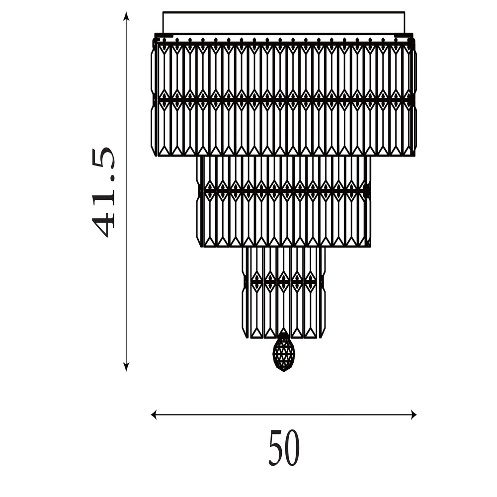 Plafondlamp Empire goud IP44 Searchlight 5053423304007