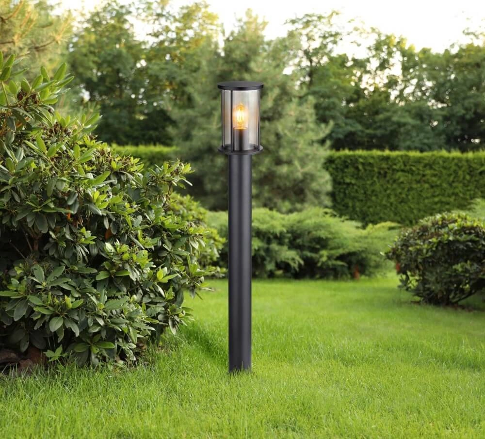 Staande lamp Gracey 100cm smoke glas Globo 9007371435845