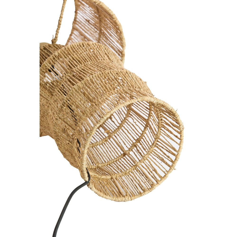 Jute schemerlamp Tidea Ø 28cm kap Light & Living 8717807836702