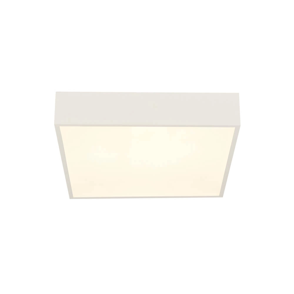 Badkamer plafondlamp Zeus vierkant wit Badkamer plafondlamp Zeus vierkant wit