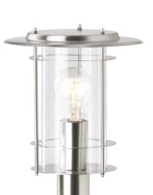 RVS buitenlamp York 100cm Brilliant 4004353993961
