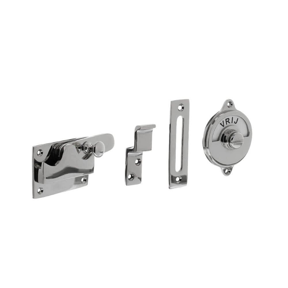 WC-overslag Tira vlak nikkel