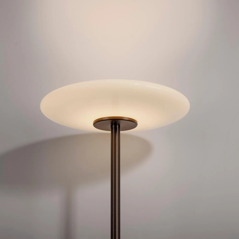 Design vloerlamp Pure Vitrum bruin Paul Neuhaus 4012248382714