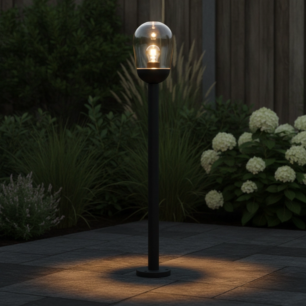 Tuinlamp Omika grijs 97cm