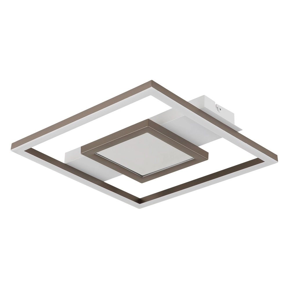 Strakke plafondlamp Pikara wit Globo 9007371592005