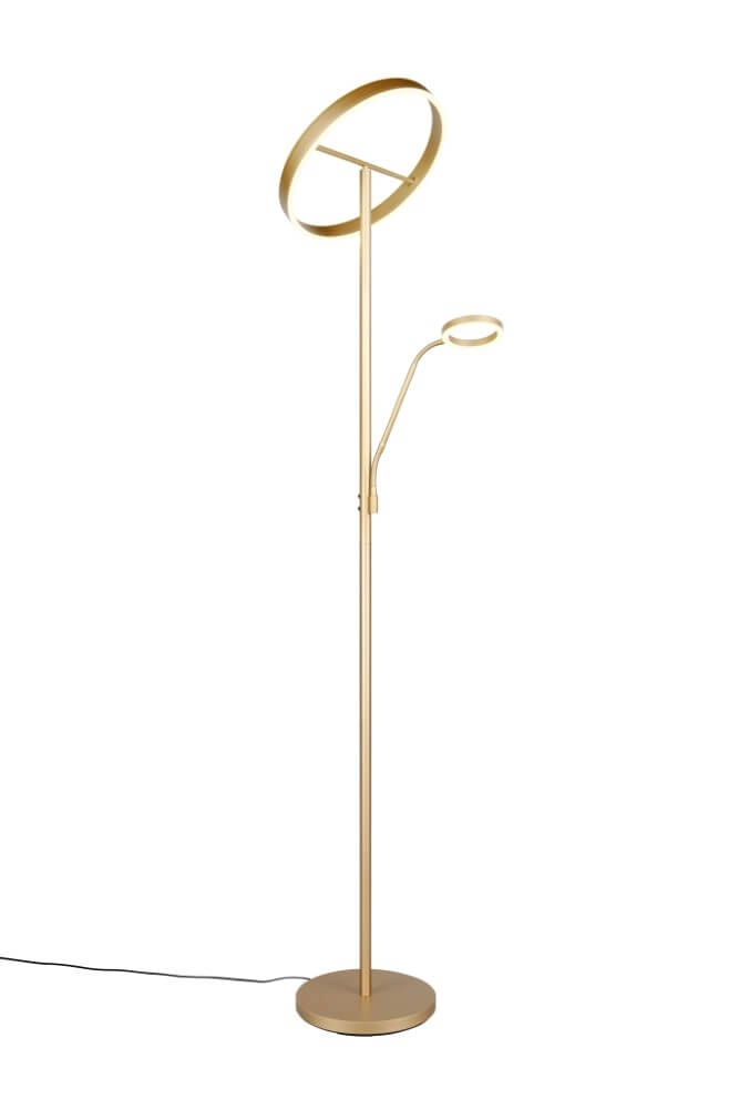Design leeslamp Willis Goud - 180cm Trio 4017807627923