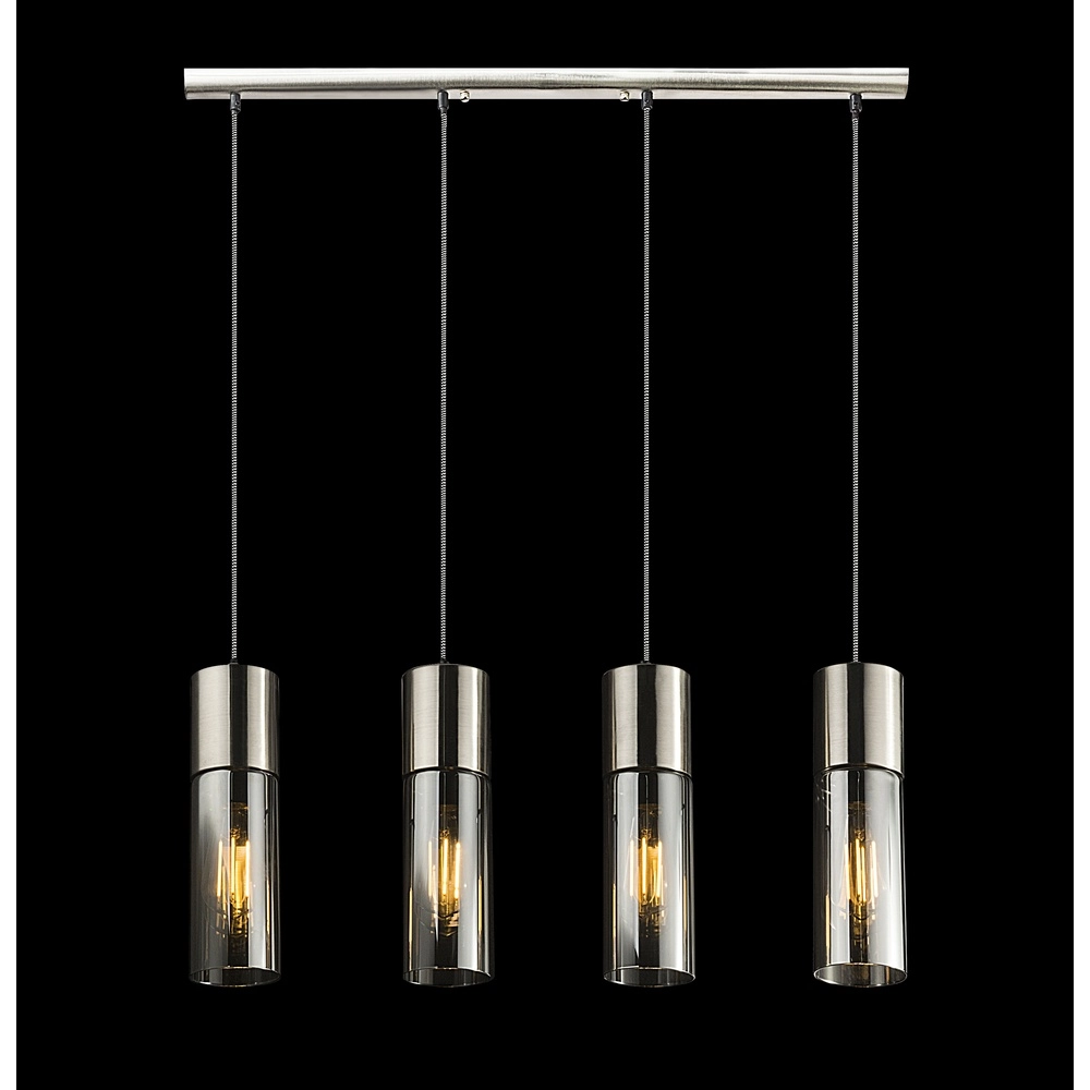 4-lichts hanglamp Annika nikkel design Globo 9007371382200