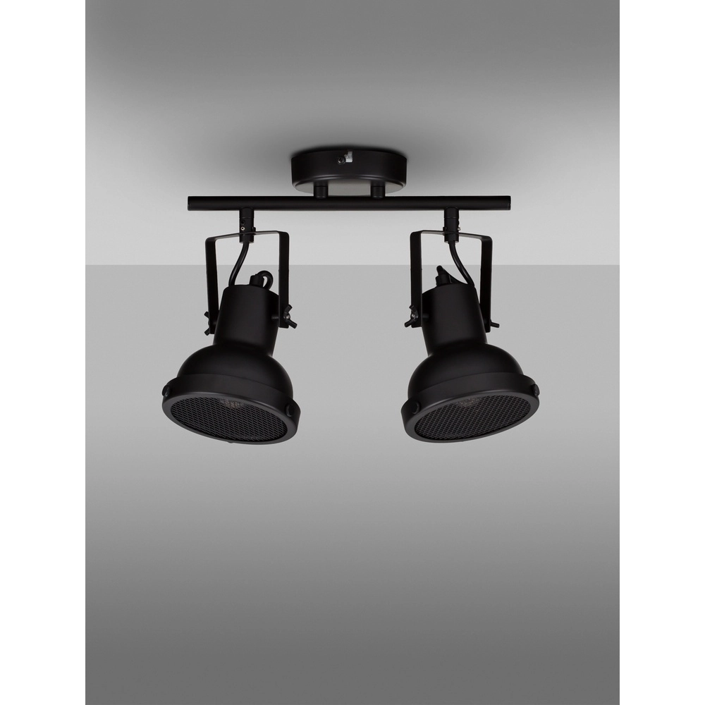 Plafondlamp Ruvi 2-lichts zwart Lyora 5212017446367