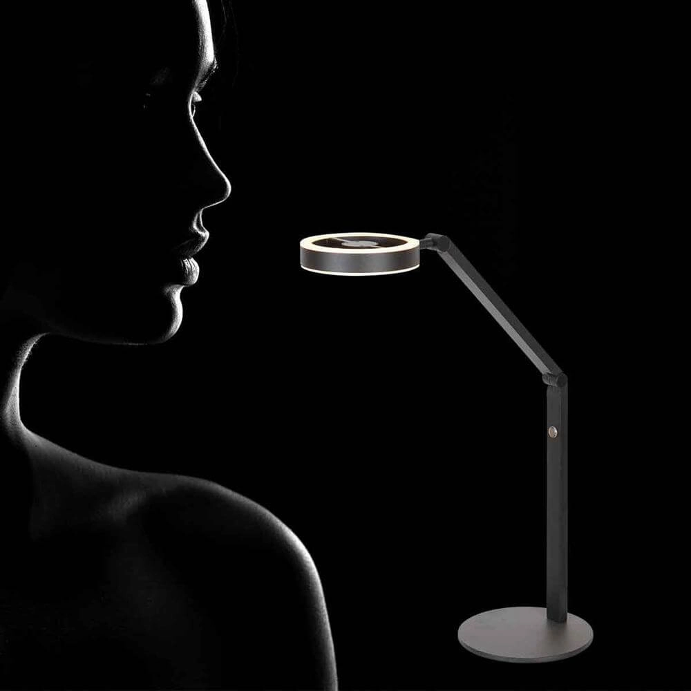 Tafellamp Ringlux zwart Steinhauer 8712746176667