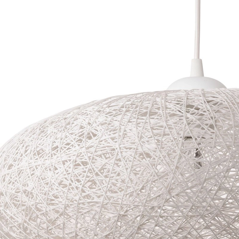 Landelijke hanglamp Campilo 45cm wit Eglo 9002759933739