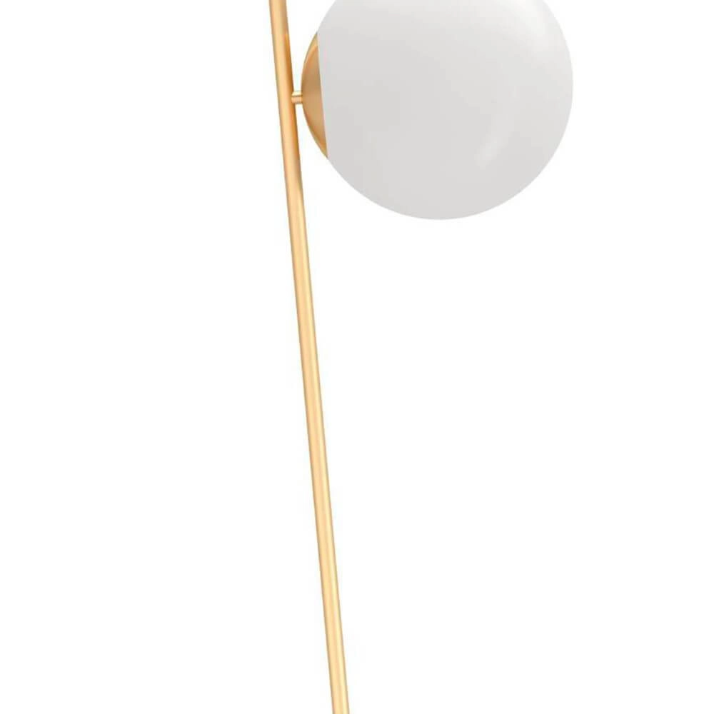 Vloerlamp Rondo 4 goud met witte bol Eglo 9008606274451