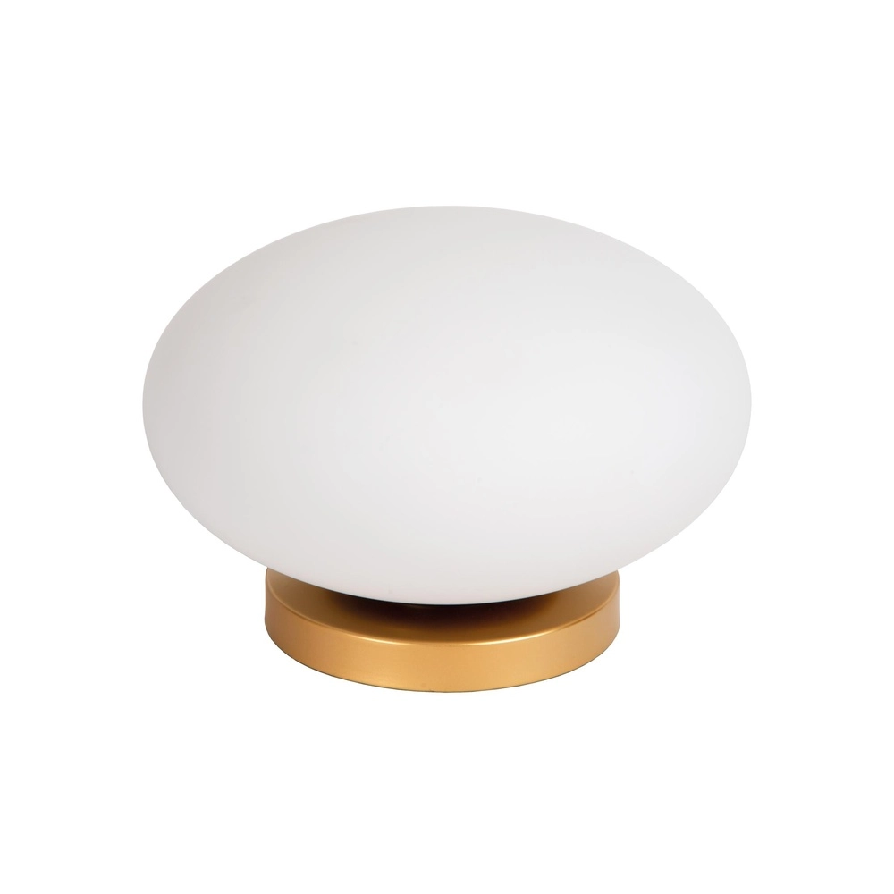 Tafellamp Elysee design goud met opaal
