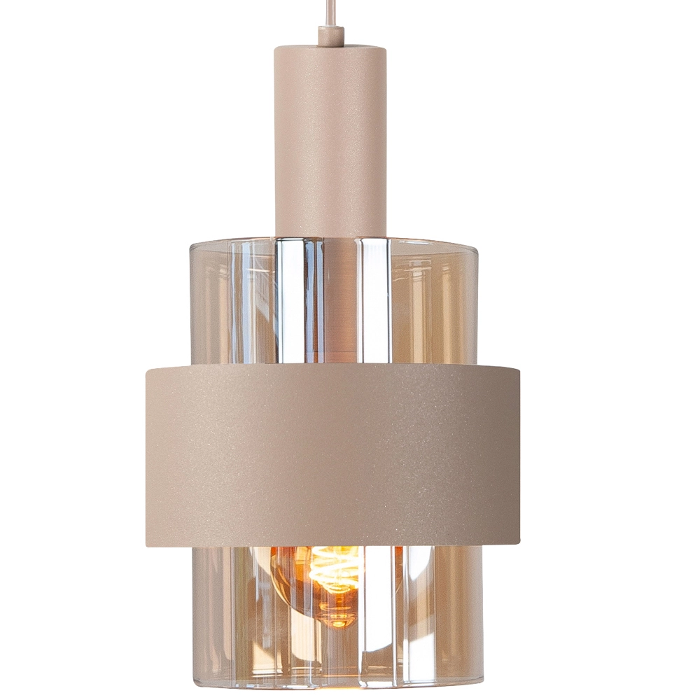 4-lichts hanglamp Marrone zand bruin Highlight 8718379051364