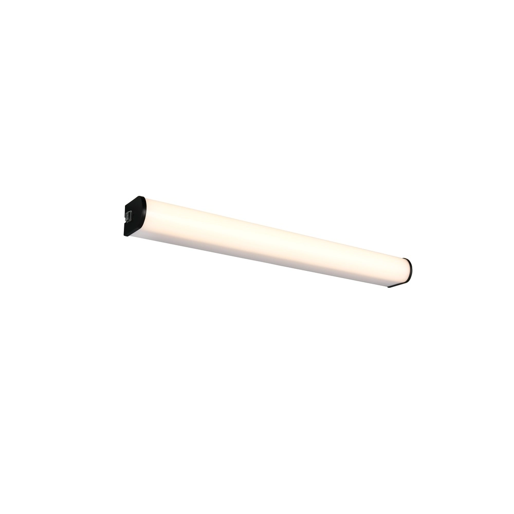 Klassieke spiegellamp Giacomo zwart 60,5cm