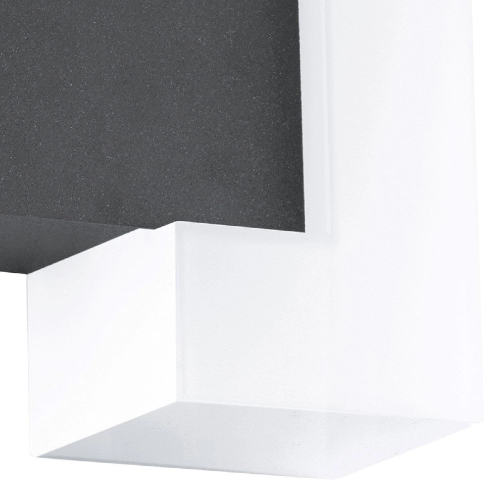 Led buitenlamp Sitia 18cm zwart met wit Eglo 9002759959883