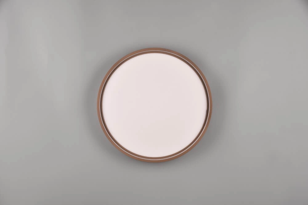 Wit met bruine plafonniere Doha Trio 4017807575026