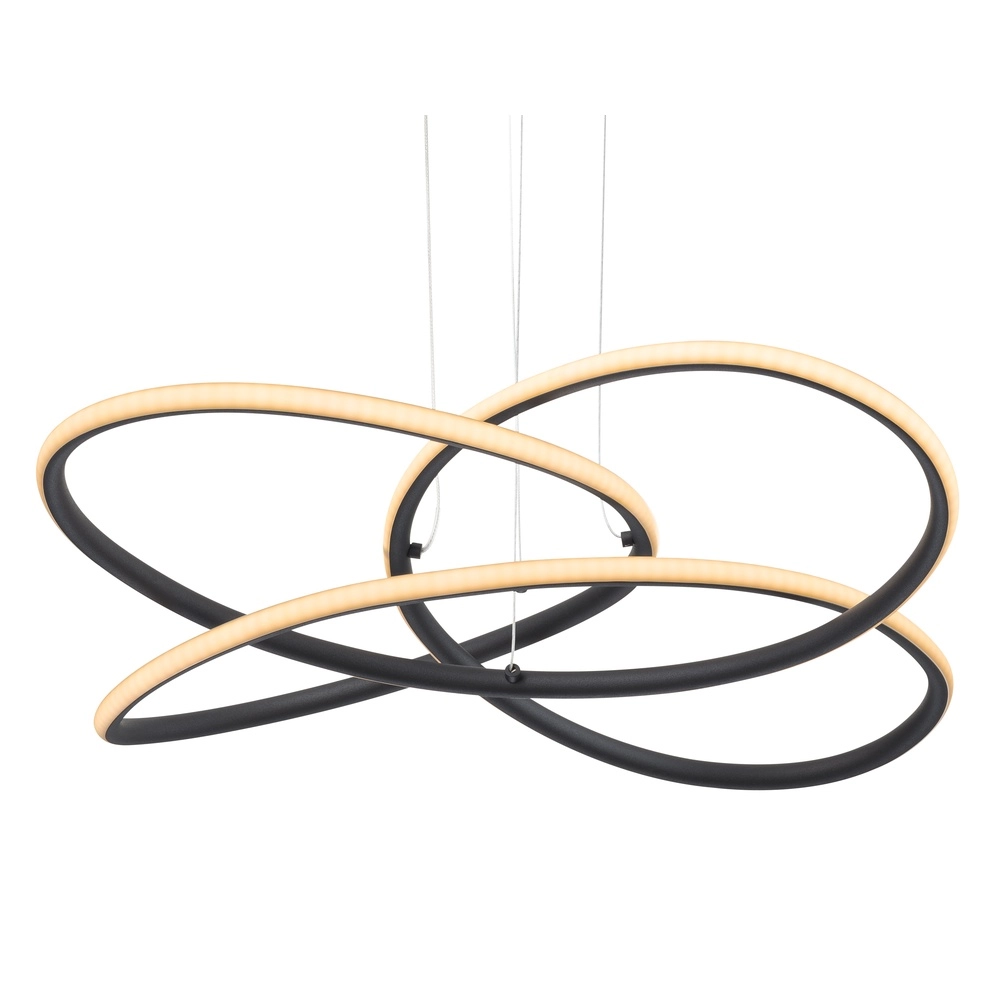 Design hanglamp Panda zwart Ø 60cm Globo 9007371409426