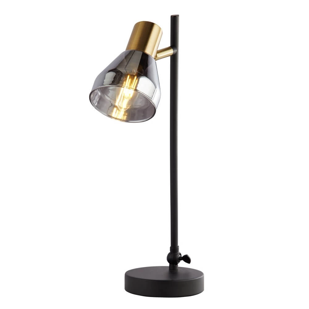 Bureaulamp Westminster zwart met goud Bureaulamp Westminster zwart met goud