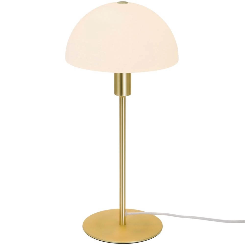 Tafellamp Ellen messing met wit Nordlux 5704924005503