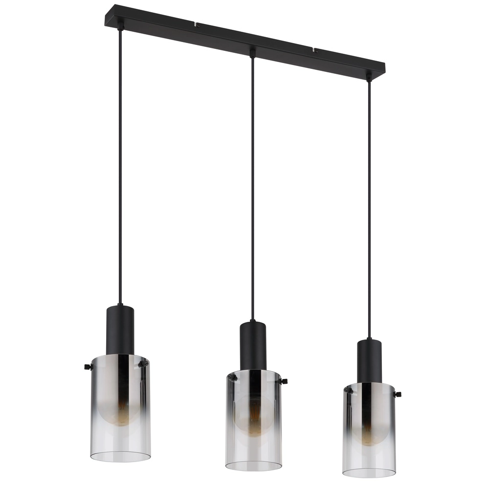 3-lichts hanglamp Florentina zwart design Globo 9007371452149
