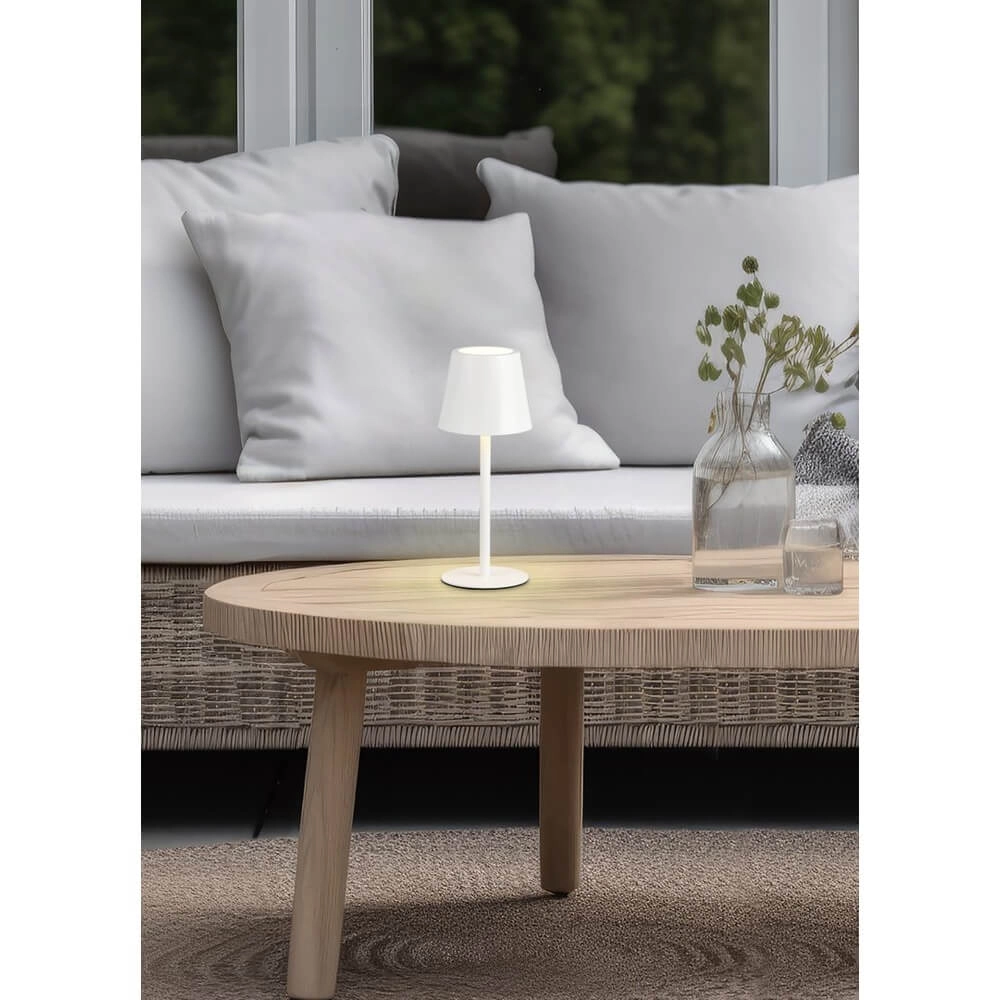 Oplaadbare tafellamp Diaz wit Trio 4017807644777