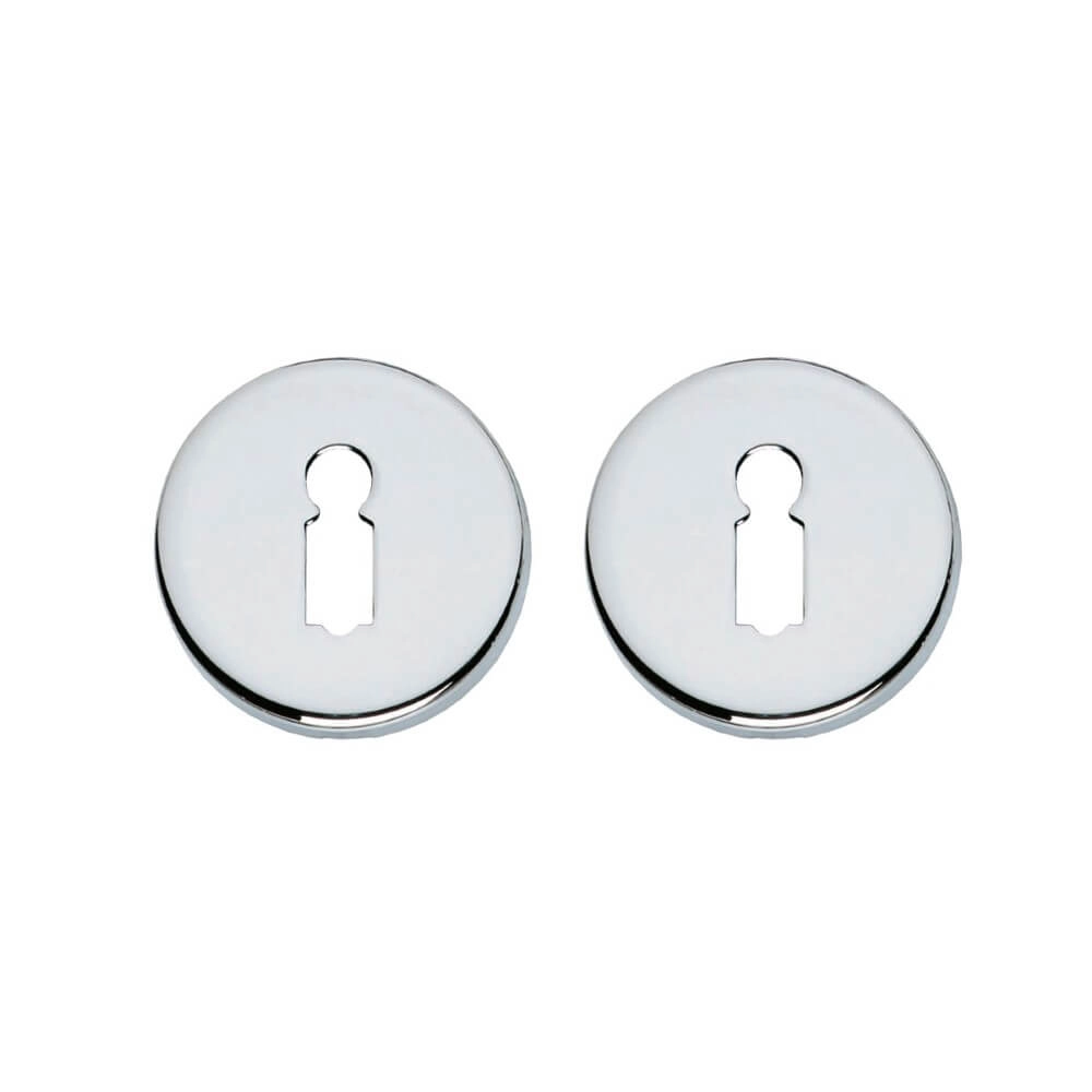 Set van 2 sleutelrozetten Tira rond chroom