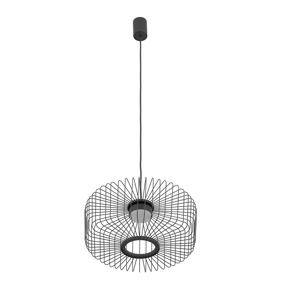 Kooilamp Kenai umbra grijs Ø 38cm Lyora 5903139122283