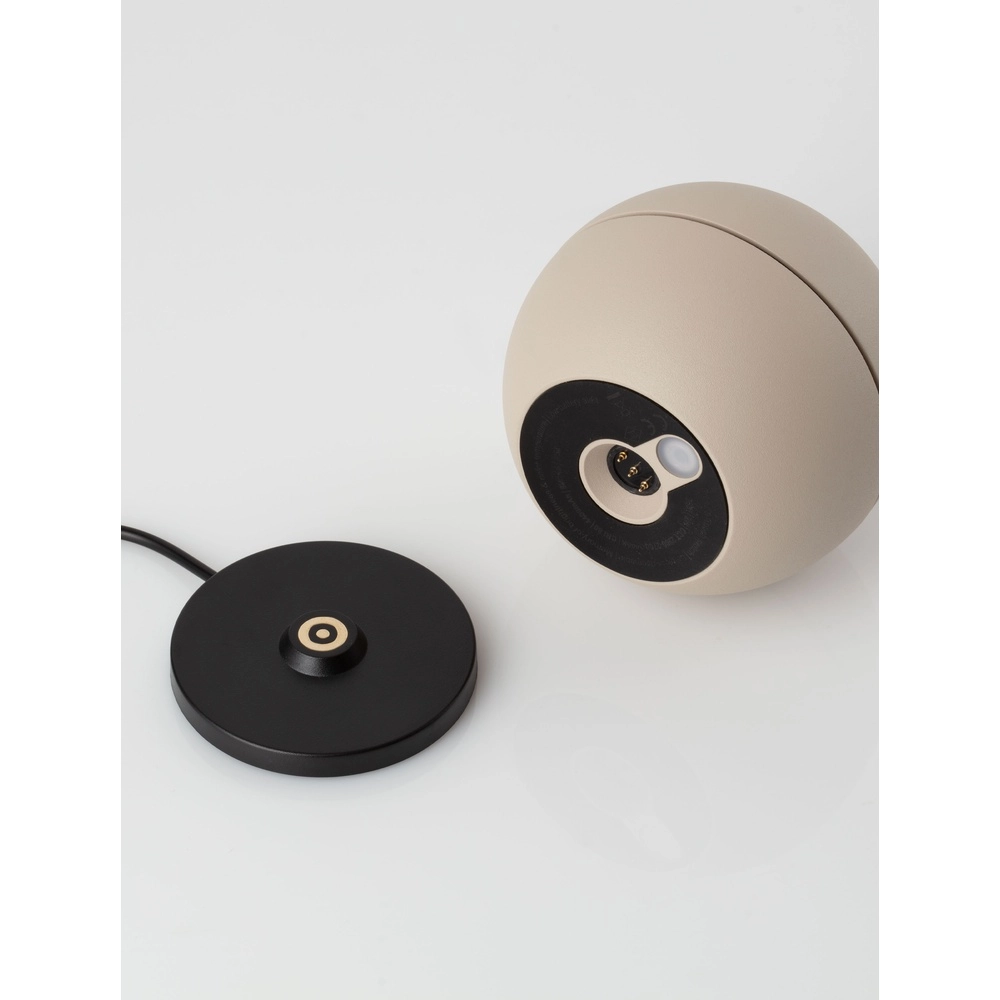 Table lamp Puk rechargeable sand brown Lyora 5212017478559