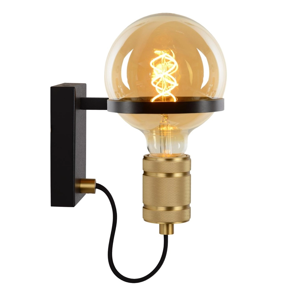 Wandlampje Ottelien zwart Lucide 5411212302458