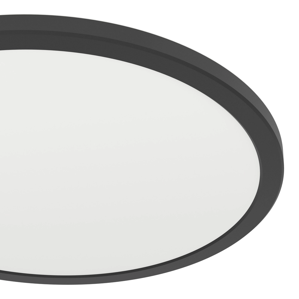 Badkamer lamp met remote Rovito-R rond - zwart - Ø 38,9cm Eglo 9008606329984