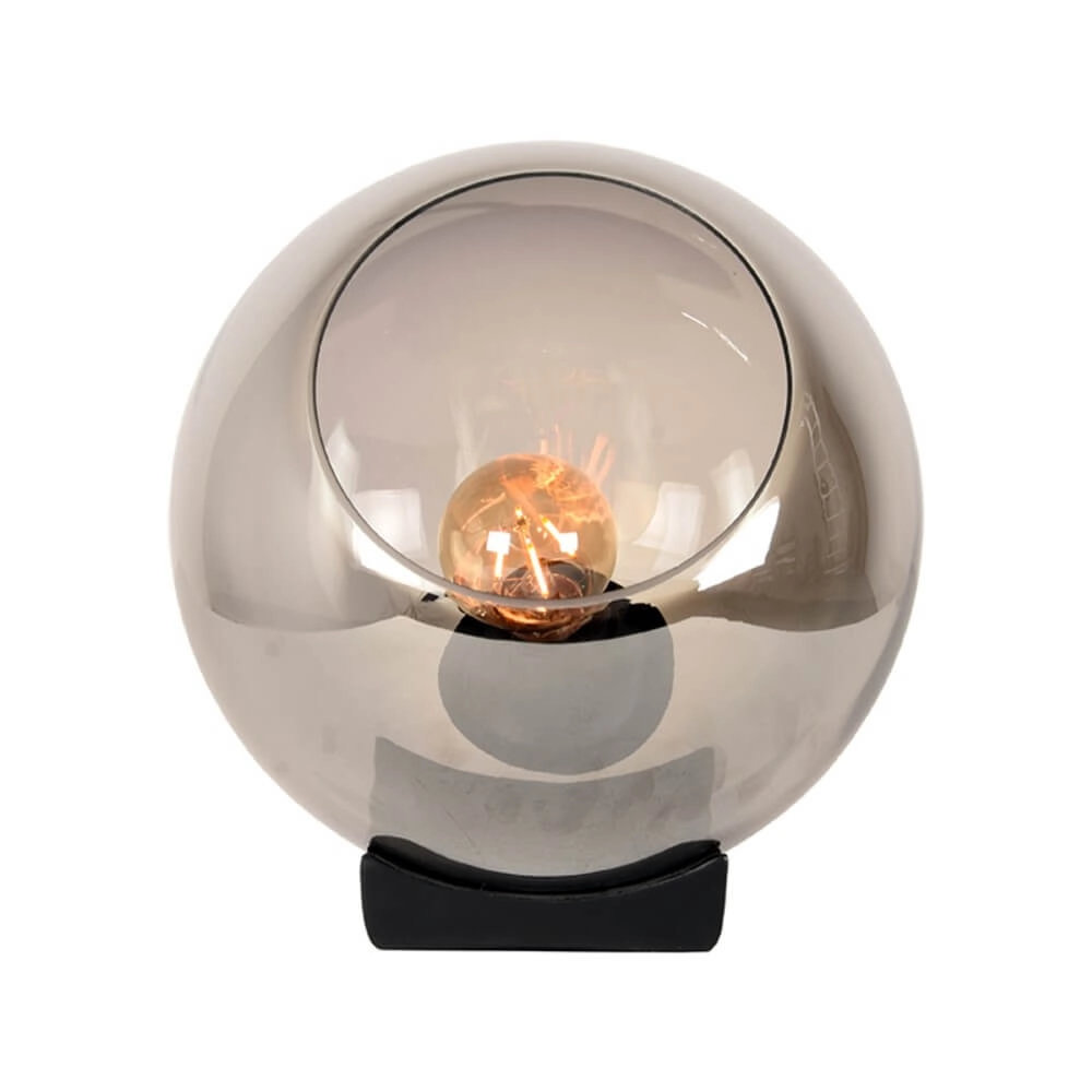 Tafellamp Firo met smoke glas - Ø 15cm Label51 8720195418993
