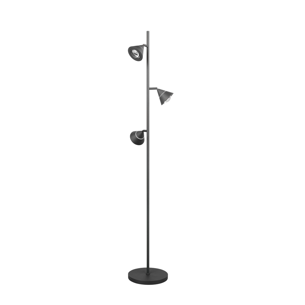 Vloerlamp Romeo zwart Trio 4017807675399
