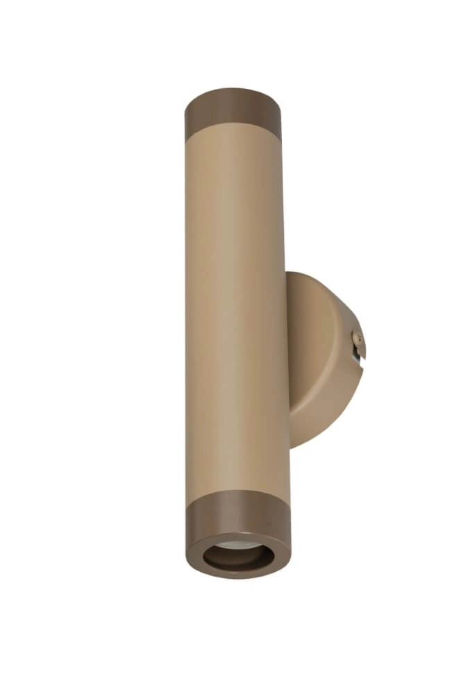 Zandkleurige wandlamp Miller Sand 2-lichts