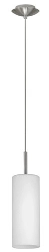 Hanglamp Troy 3 pendel metaalgrijs met wit
