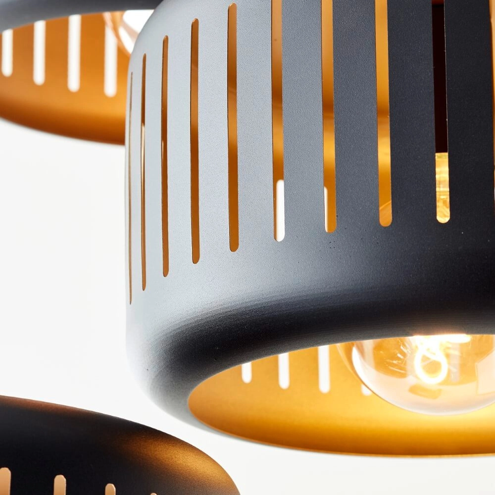 Vide hanglamp Tyas zwart Ø 52cm Brilliant 4004353411489