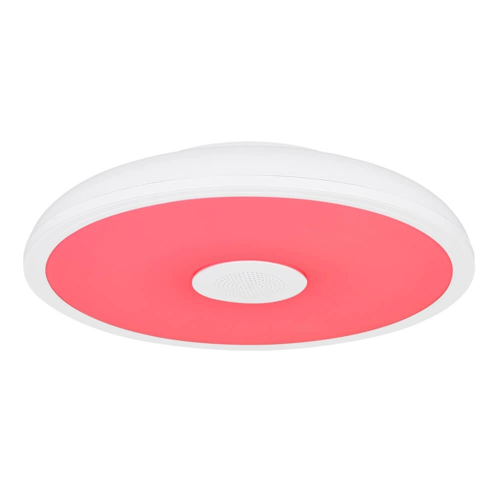Witte plafonniere Raffy Ø 28cm Globo 9007371421848