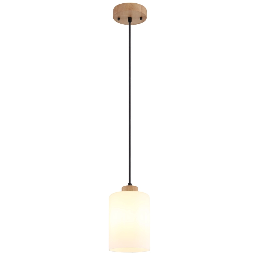Hanglamp Rowena 1-lichts hout