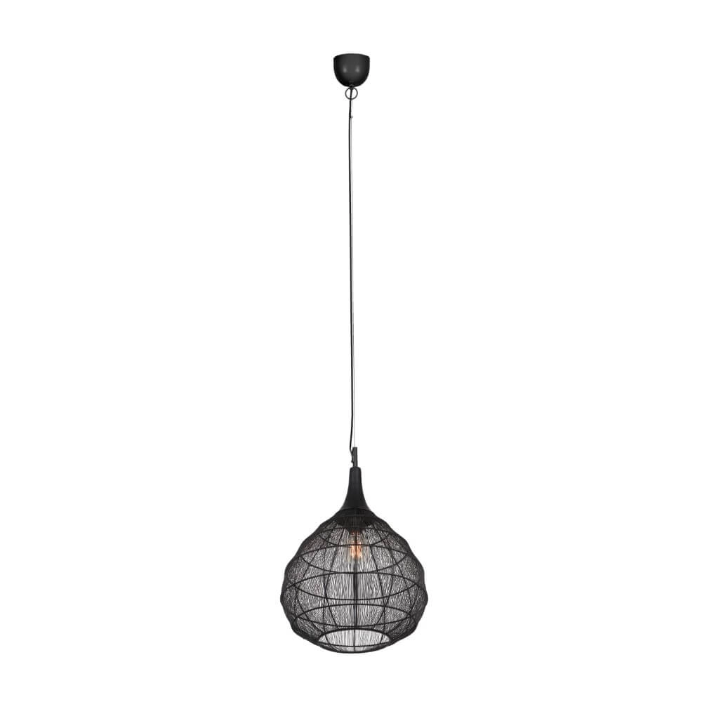 Ronde hanglamp Soraya Ø 42cm - zwart