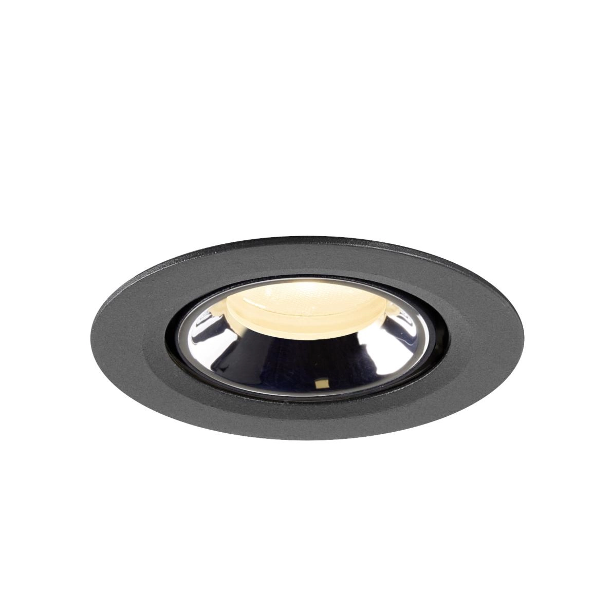 Inbouwspot Numinos Gimble XS zwart/chroom 3000K - 20gr SLV 4024163307086