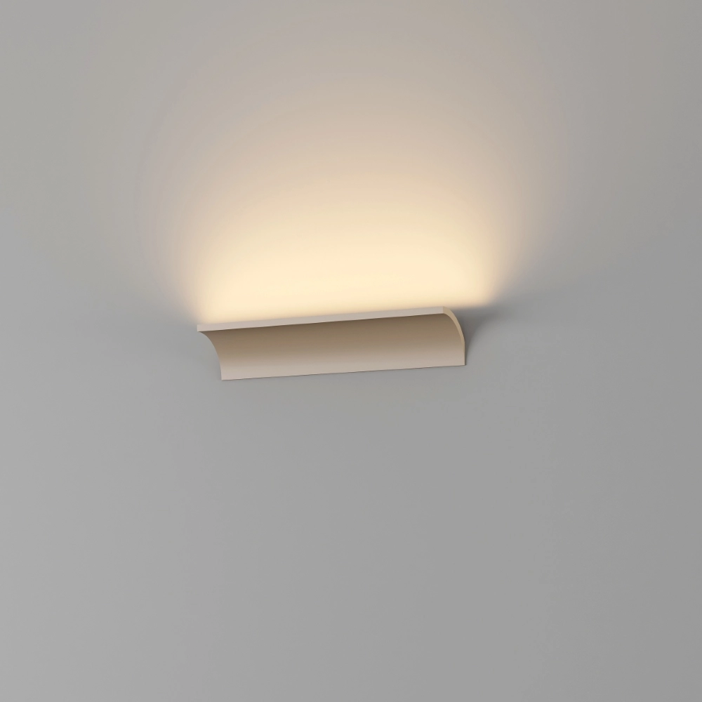 Indirecte wandlamp Malibu Up - champagne