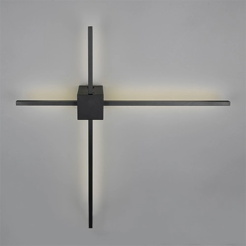 Moderne wandlamp Cassino zwart 67,5cm Trio 4017807683202