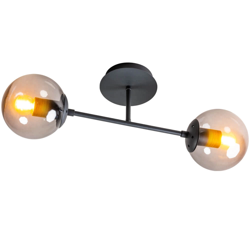 Glazen plafondlamp Davina 2-lichts ETH 8720195302704