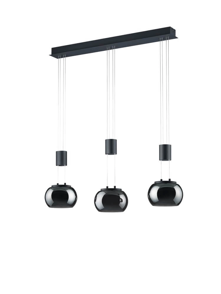 Design hanglamp Madison Zwart - 3-lichts