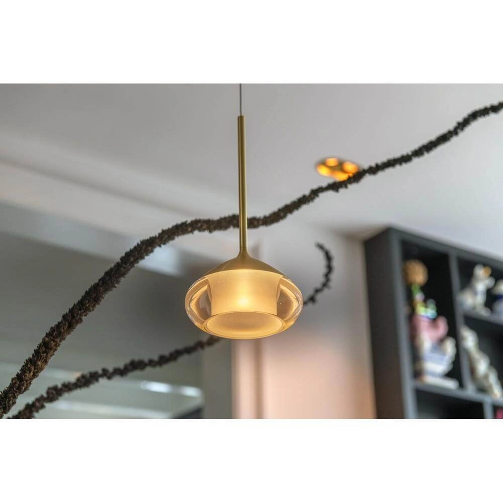 Design hanglamp Phoenix goud Ø 11,6cm Artdelight 8720701101098