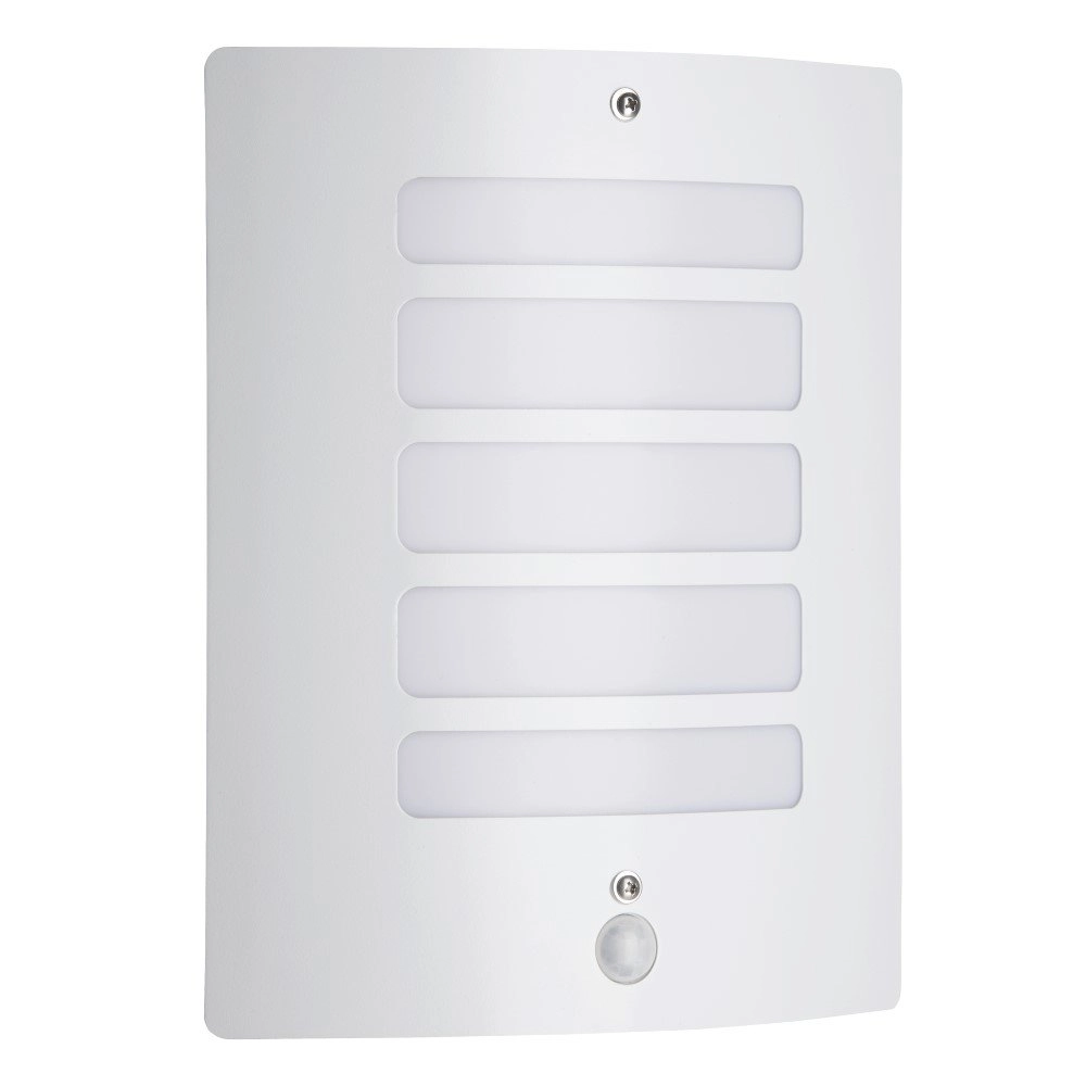 Witte muurlamp Todd met sensor