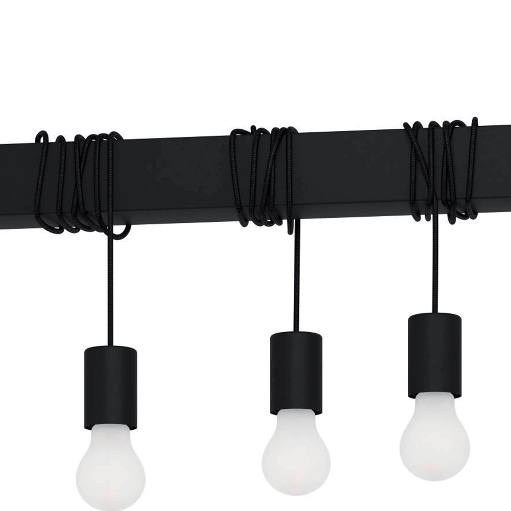 Zwarte hanglamp Townshend-B 5-lichts Stars of Light 9002759399375