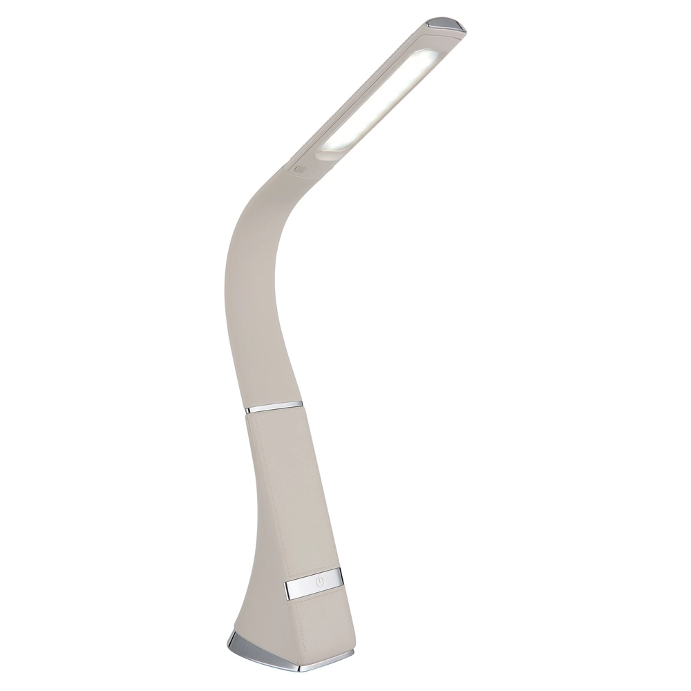 Design bureaulamp Sophie zand bruin oplaadbaar