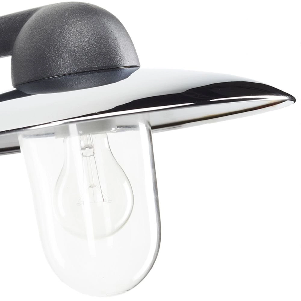 Industrie stallamp Fabrique antraciet met chroom KS Verlichting 8714732118859