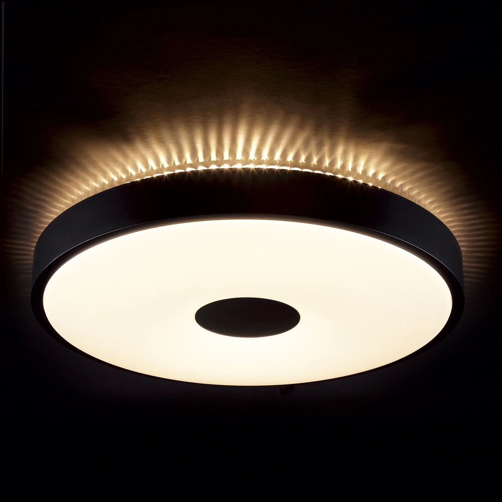 Plafonniere Tavis zwart Ø 44,5cm Brilliant 4004353477591